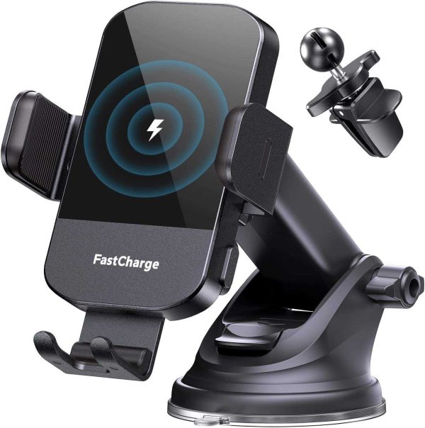 15W Fast Wireless Car Charger Phone Holder