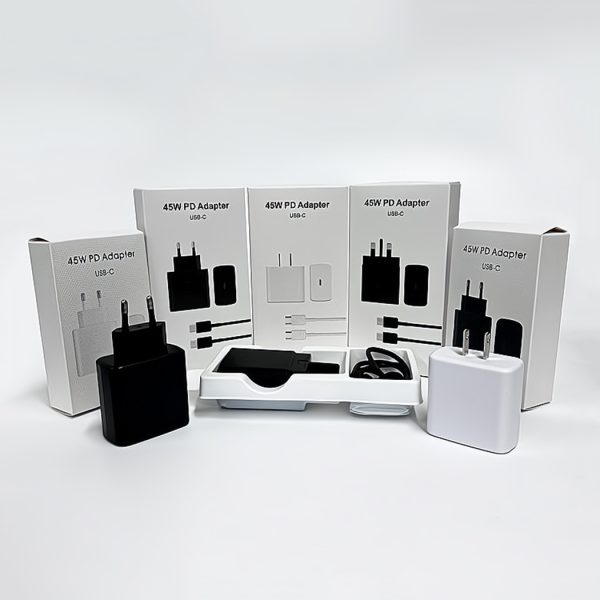 HYTO 45W Phone Charger For Samsung Charger 45W Usb-C Travel Adapter US EU UK Type-C Wall Charger For Samsung S22 S21 Note10