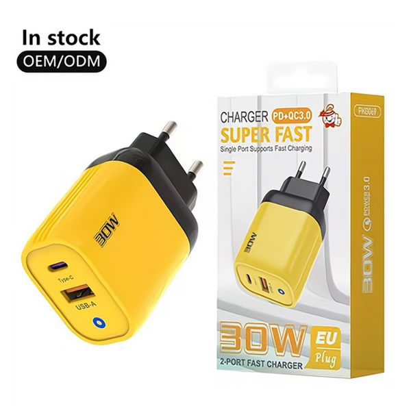 HYTO 30W Charger Quick Charge 3.0 PD 25W Fast Charging for Samsung S23 S22 Ultra S21 S20 Usb Type C Charger for iPhone 14 13 12
