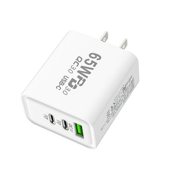 HYTO US EU UK Plug 65W USB C Charger Wall Charger Power Adapter Charger For iPhone 15 Pro Chargers Cargador Tipo C