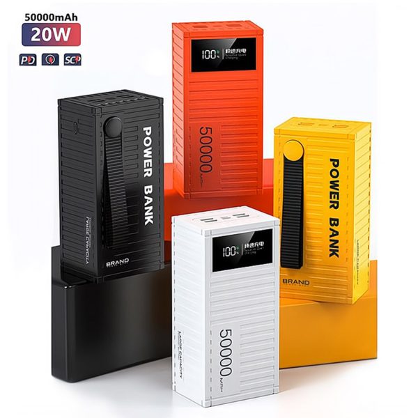Container 50000mah Power Bank Capacity Power Bank 50000mah Powerbank Power Bank for Phone with Fast Charger