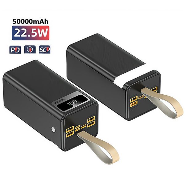 Factory Quick Charging Large Capacity 50000mah Power Bank with Led Display Usb Universal 30000mah 20000mah Power Banks
