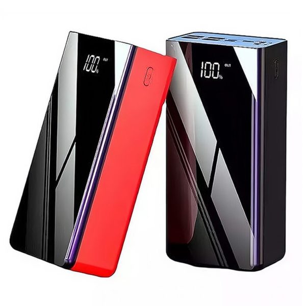High Capacity 4 Usb Portable Outdoor Travel Charger 50000mah power bank 40000mah 30000mah Laptop Power Banks With Strong Light