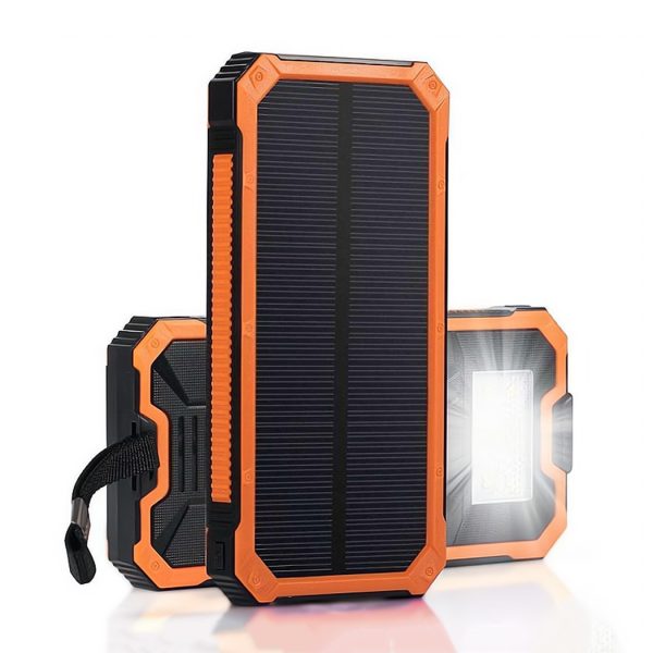 Portable Outdoor Trending Mobile Phone Fast Charging 20000Mah Waterproof Wireless Solar Panel Charger Powerbank Solar Power Bank