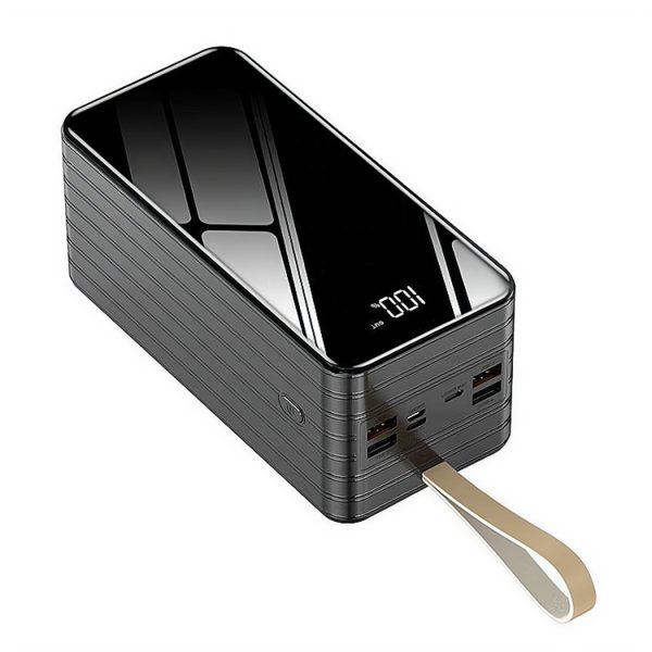 HYTO Led Display Power Bank 100000mah Large Capacity Portable Fast Charging Power Bank With Flashlight