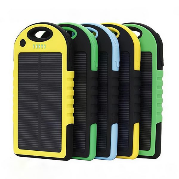 HYTO Custom Logo Waterproof Outdoor 5000mah Solar Power Station For All Mobile Phone Promotion Gifts Mini Power Bank 5000mah