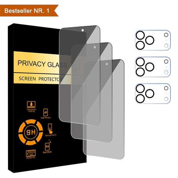 Tempered Glass Screen Protector for Smartphones – Full Coverage, Anti-Spy, Anti-Scratch