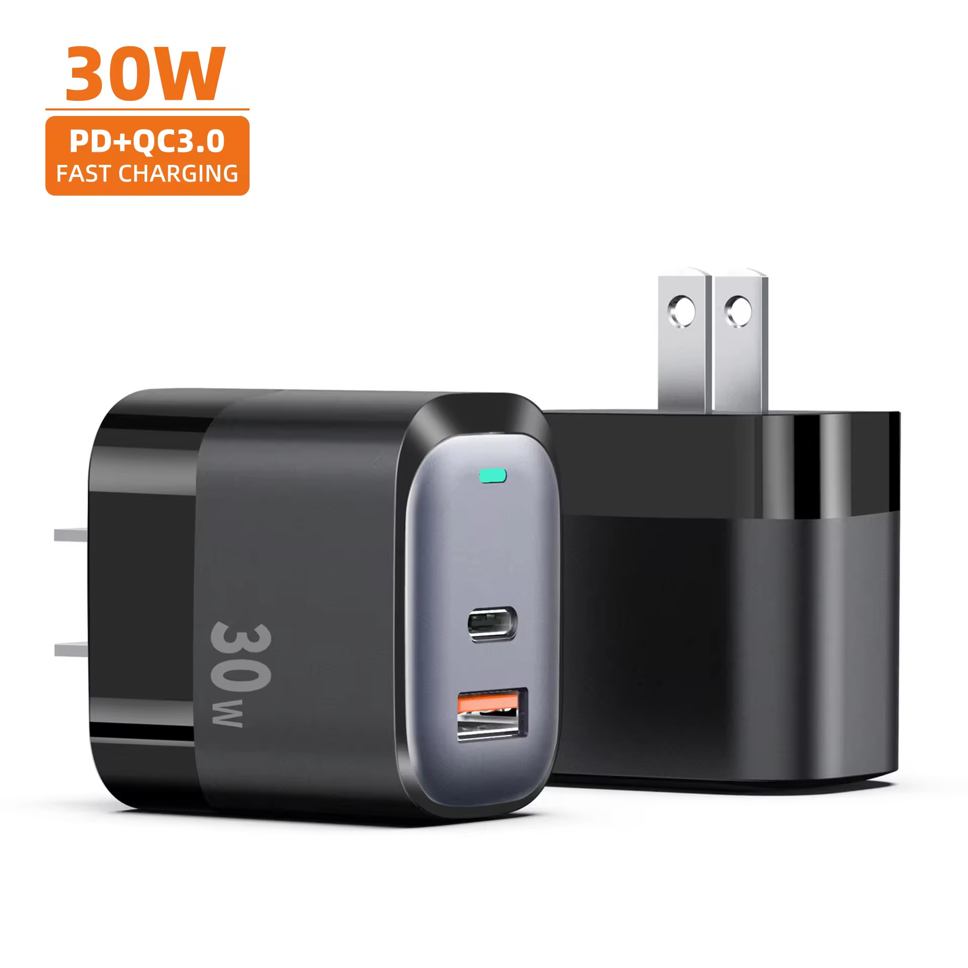 SKU-01-GaN30W-Black-US SKU-01-GaN30W-Black-US