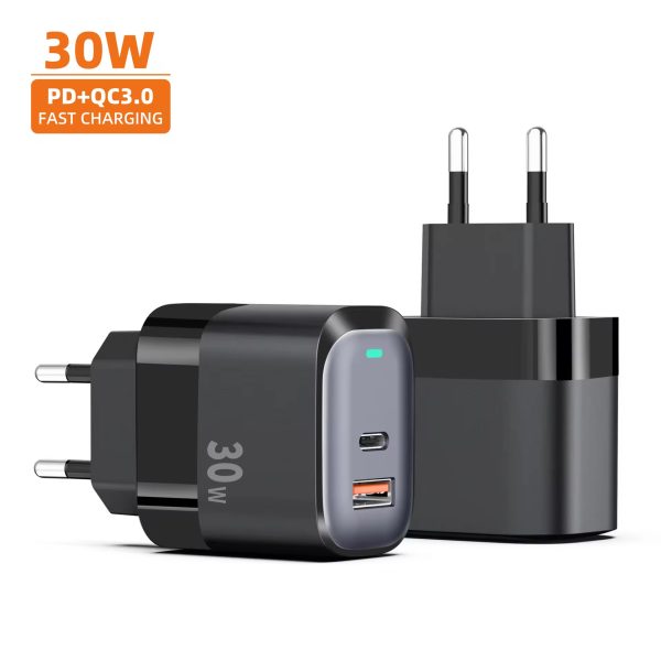 GaN 30W PD 3.0 USB Type-C Fast Charger