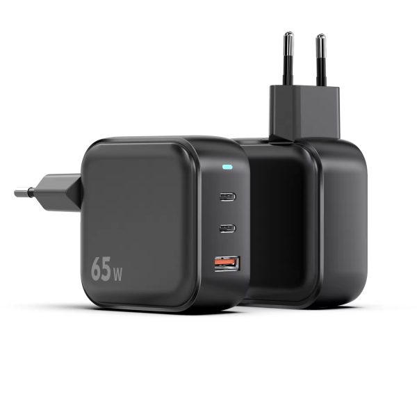 HYTO GaN Quick Travel Wall Charger Usb c 65Watt PPS Fast Charge PD 65w Gan Charger for Type-C Laptop iphone ipad Macbook