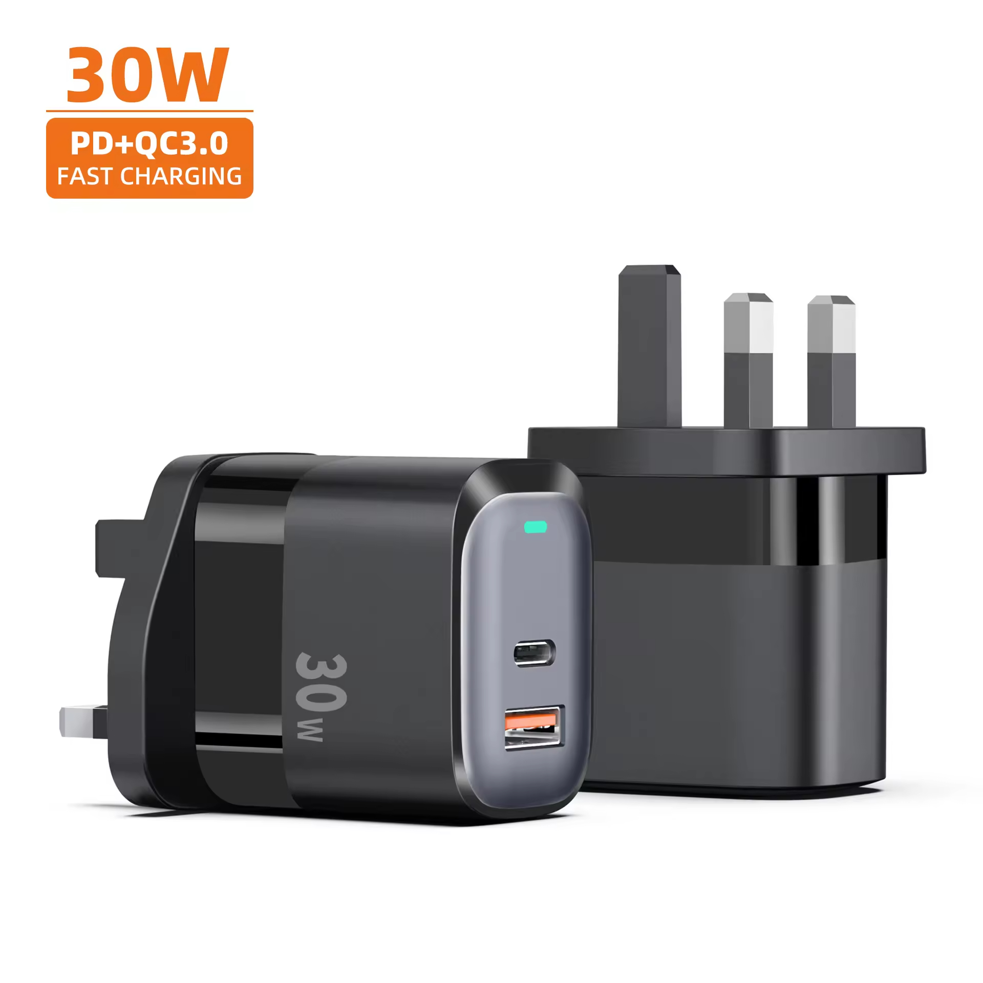 SKU-03-GaN30W-Black-UK SKU-03-GaN30W-Black-UK