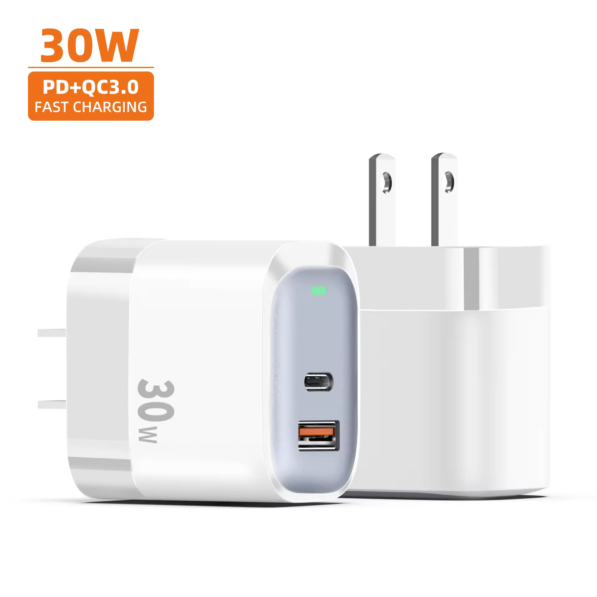 SKU-04-GaN30W-White-US SKU-04-GaN30W-White-US