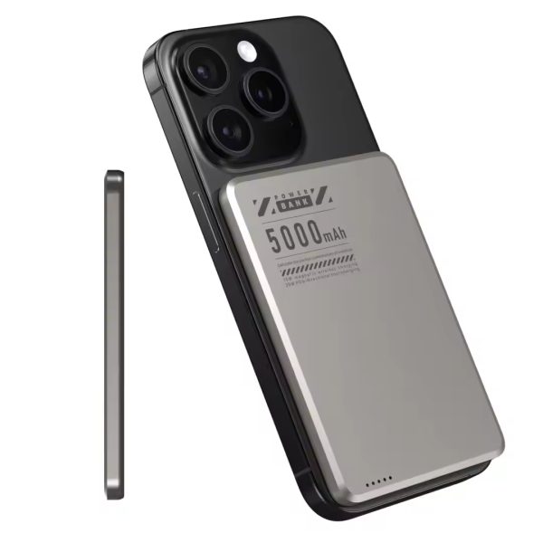 HYTO [Stock] 6.5mm Ultra-Thin5000mAh PD Power Bank with 15W Magnetic Wireless Charging PD 20W